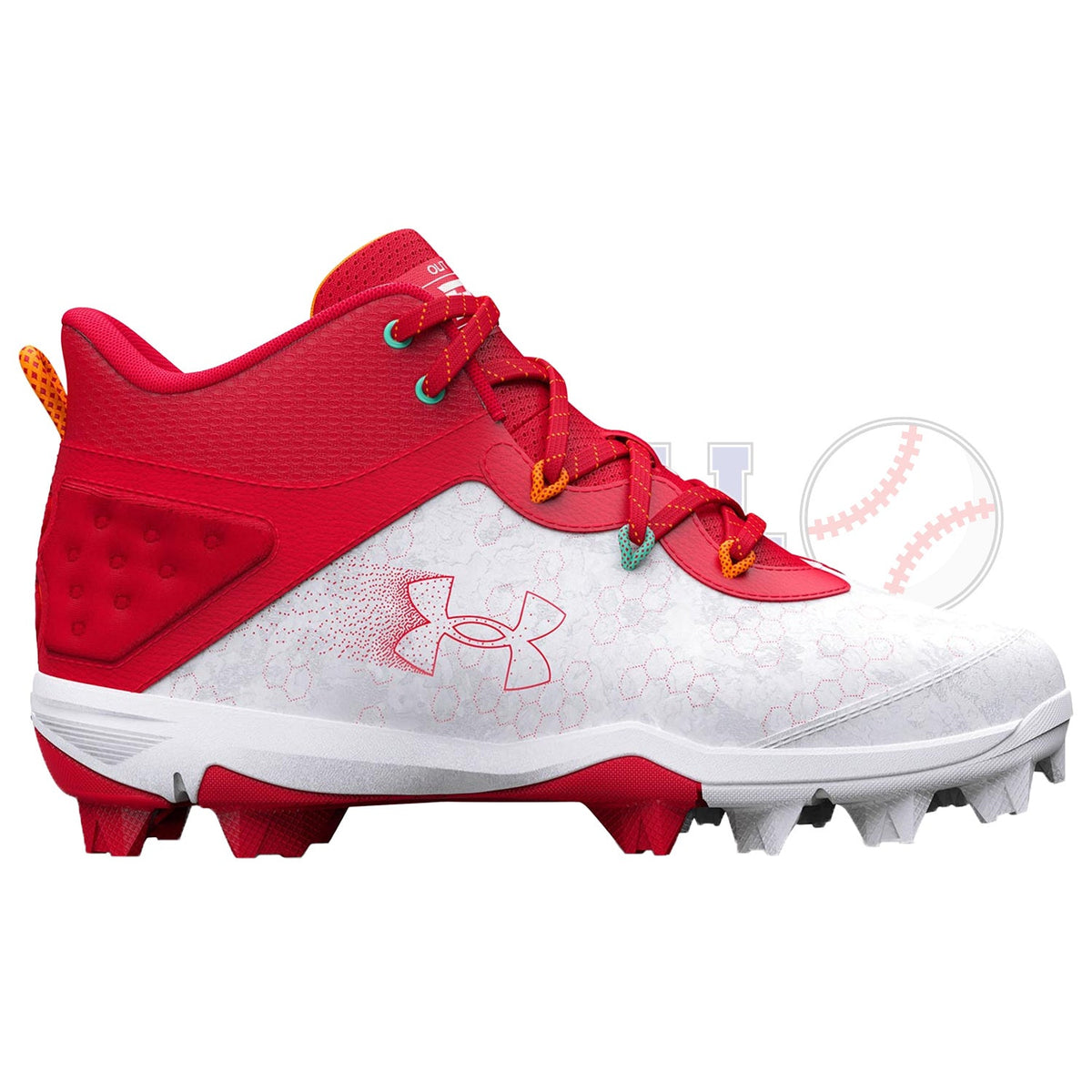 Harper 8 Mid RM Junior Baseball Cleats product image 1, provided for visual reference and product detail review