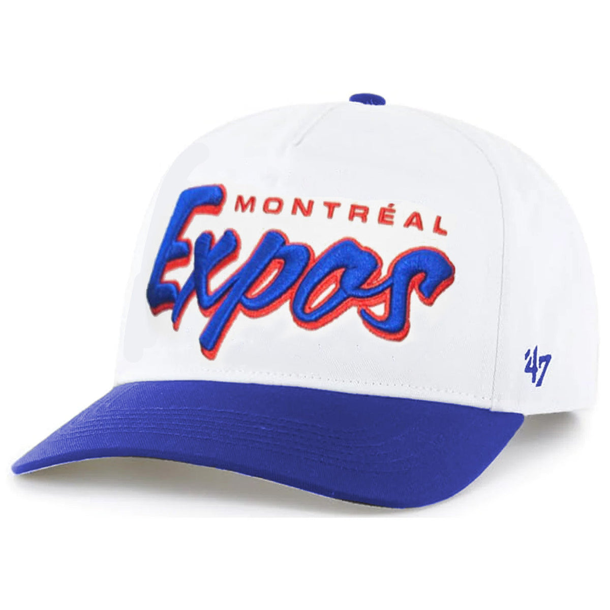 Montreal Expos MLB Drop Shadow 47 Hitch RF Snapback Cap product image 1, provided for visual reference and product detail