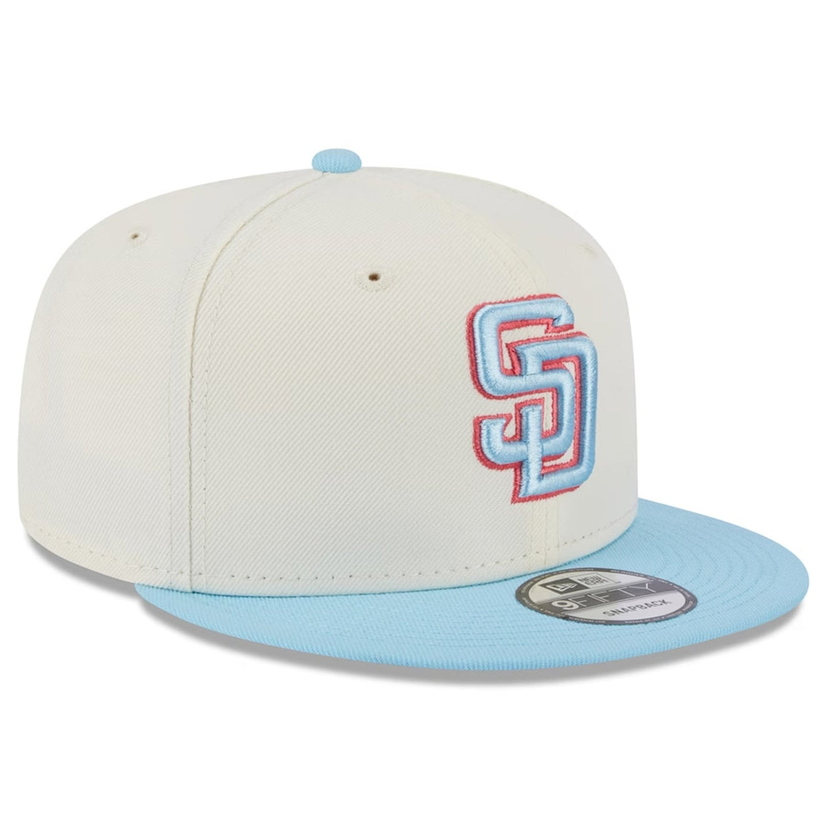 5950 Two-Tone Color Pack White San Diego Padres Cap product image 3, provided for visual reference and product detail review