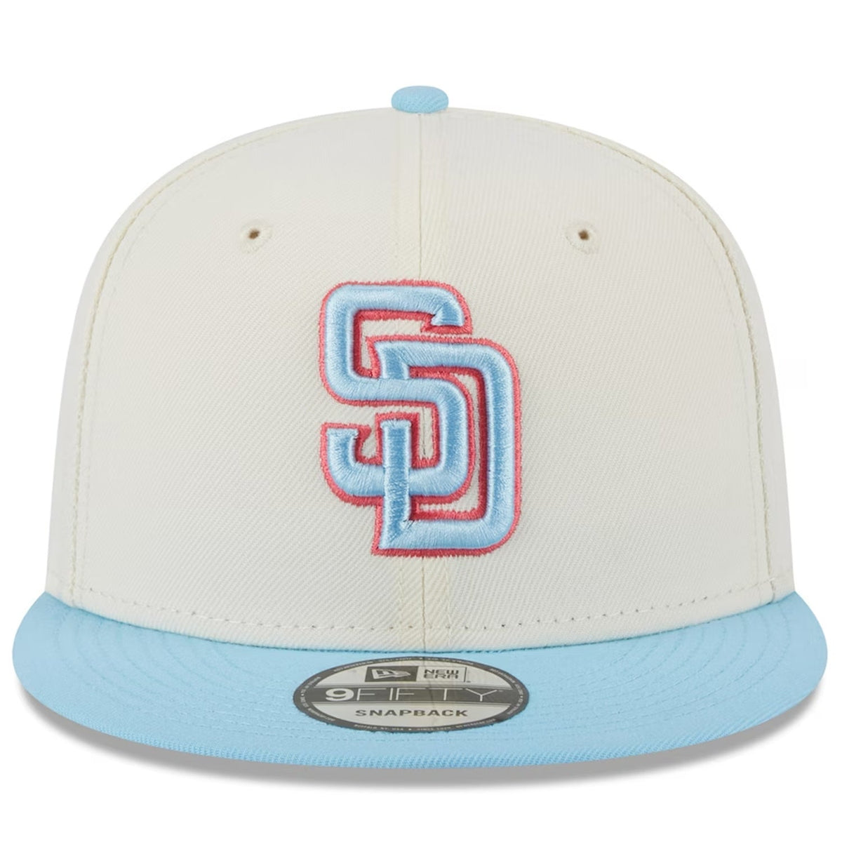 5950 Two-Tone Color Pack White San Diego Padres Cap product image 2, provided for visual reference and product detail review