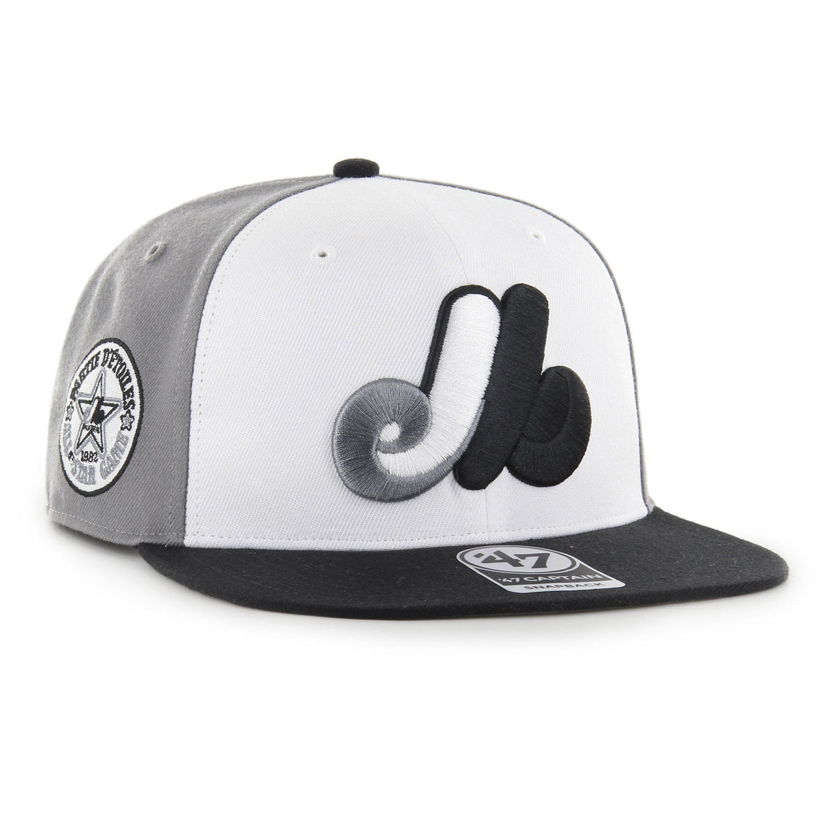 Montreal Expos All Star Game MLB Deluxe 47 Sure Shot MVP Snapback Cap product image 2, provided for visual reference and