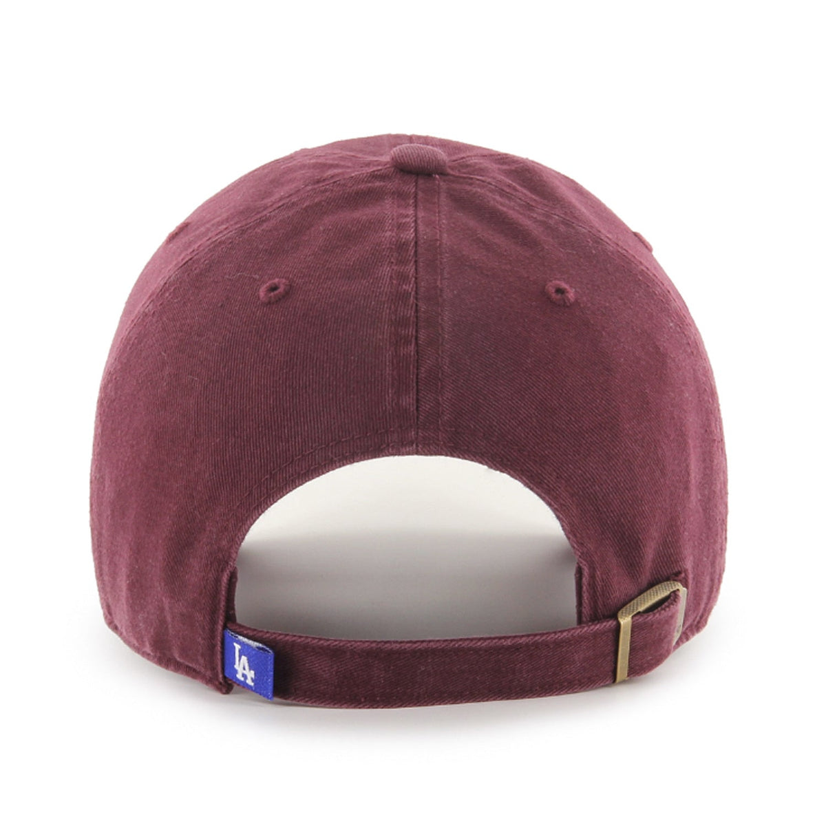 Los Angeles Dodgers MLB Clean Up Dark Maroon Cap product image 2, provided for visual reference and product detail review