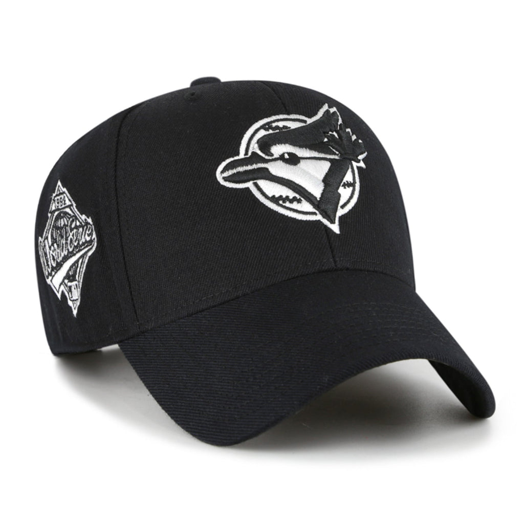 Toronto Blue Jays MLB B&W Sure Shot '47 MVP Snapback Cap product image 2, provided for visual reference and product detail