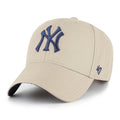 New York Yankees MLB Khaki Sure Shot '47 MVP Snapback Cap product image 1, provided for visual reference and product detail