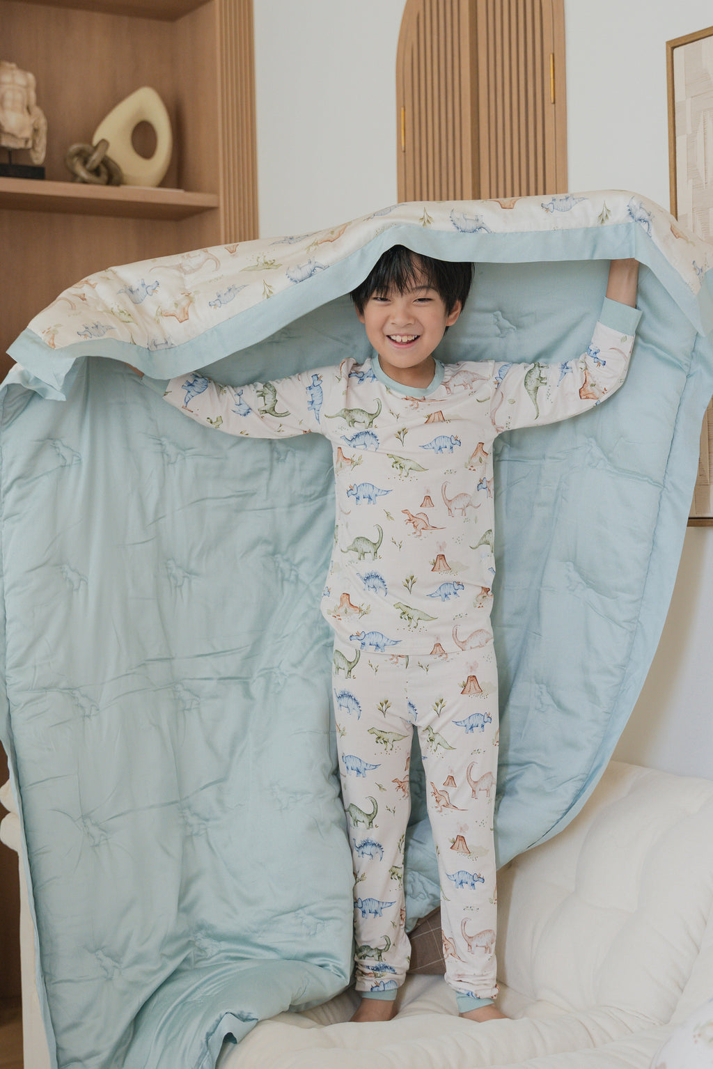 [Tencel Blanket] Dino Land Quest Tencel Blanket
