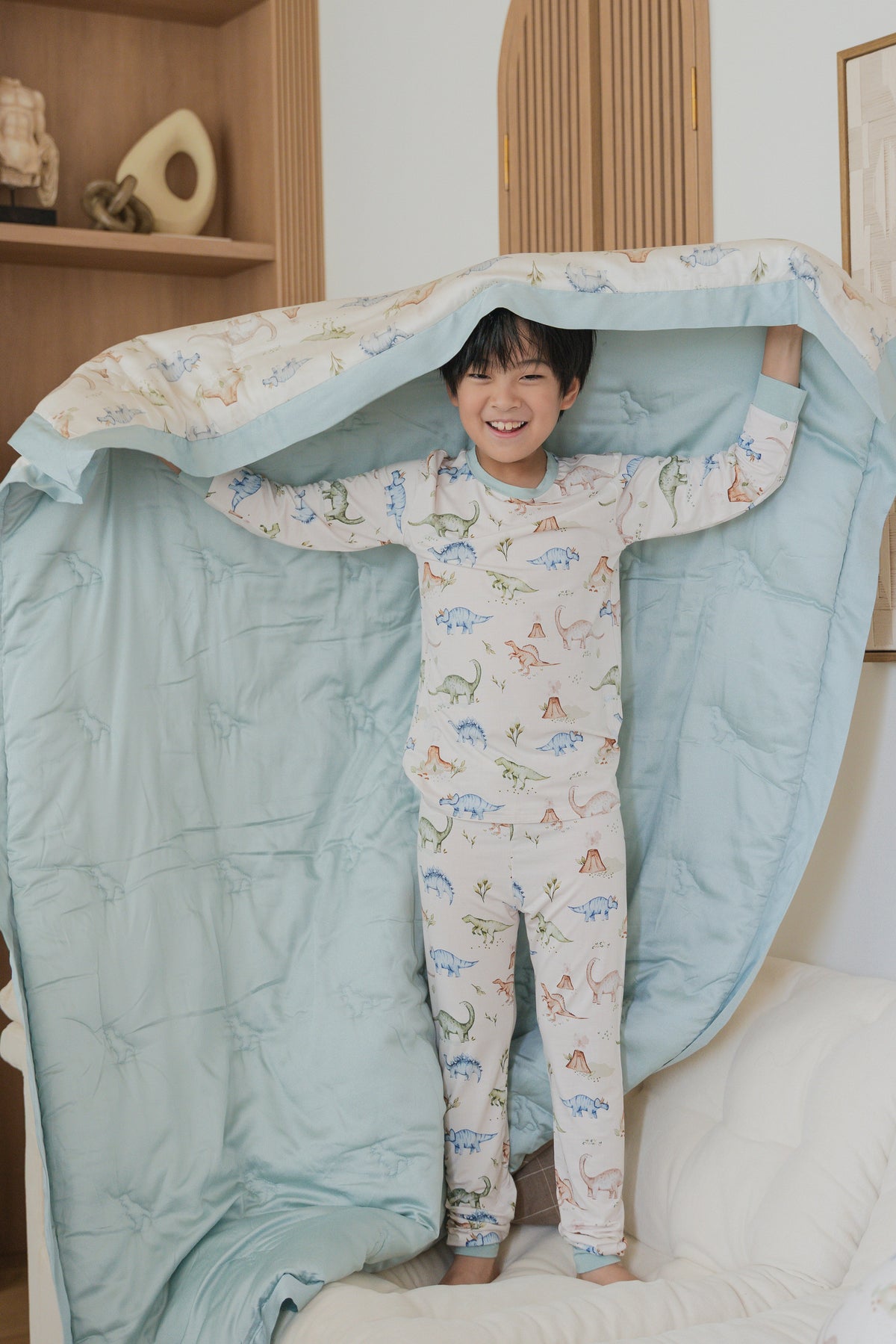 [Tencel Blanket] Dino Land Quest Tencel Blanket