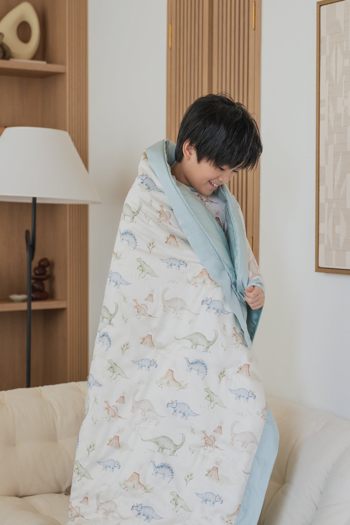 [Tencel Blanket] Dino Land Quest Tencel Blanket