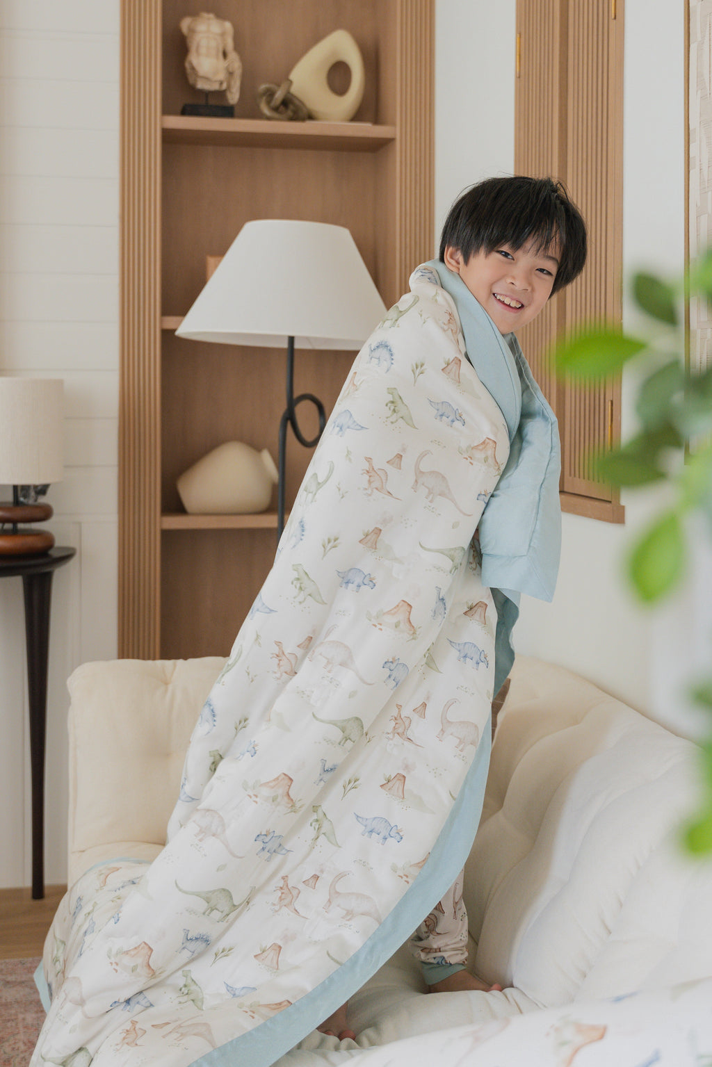 [Tencel Blanket] Dino Land Quest Tencel Blanket