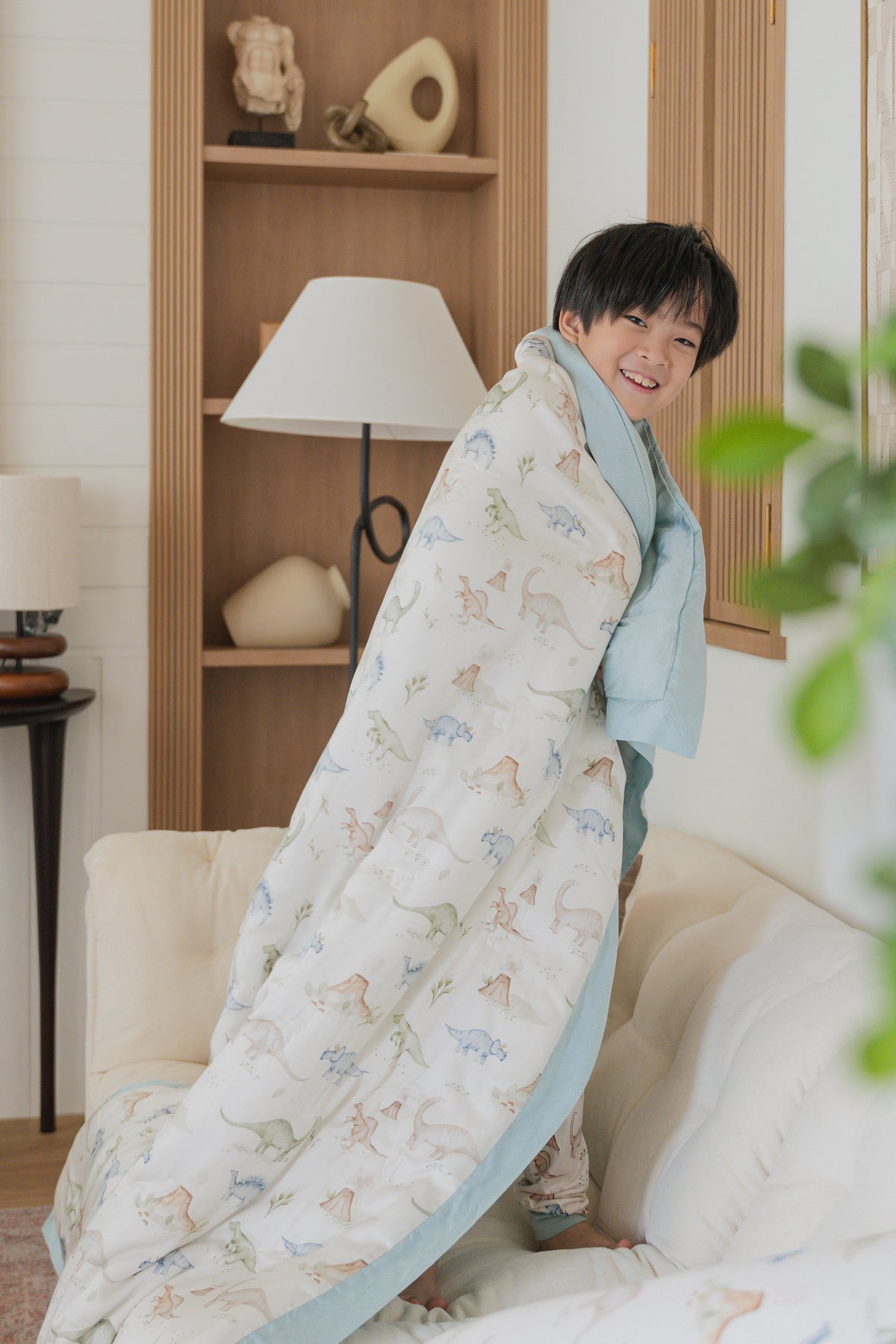 [Tencel Blanket] Dino Land Quest Tencel Blanket