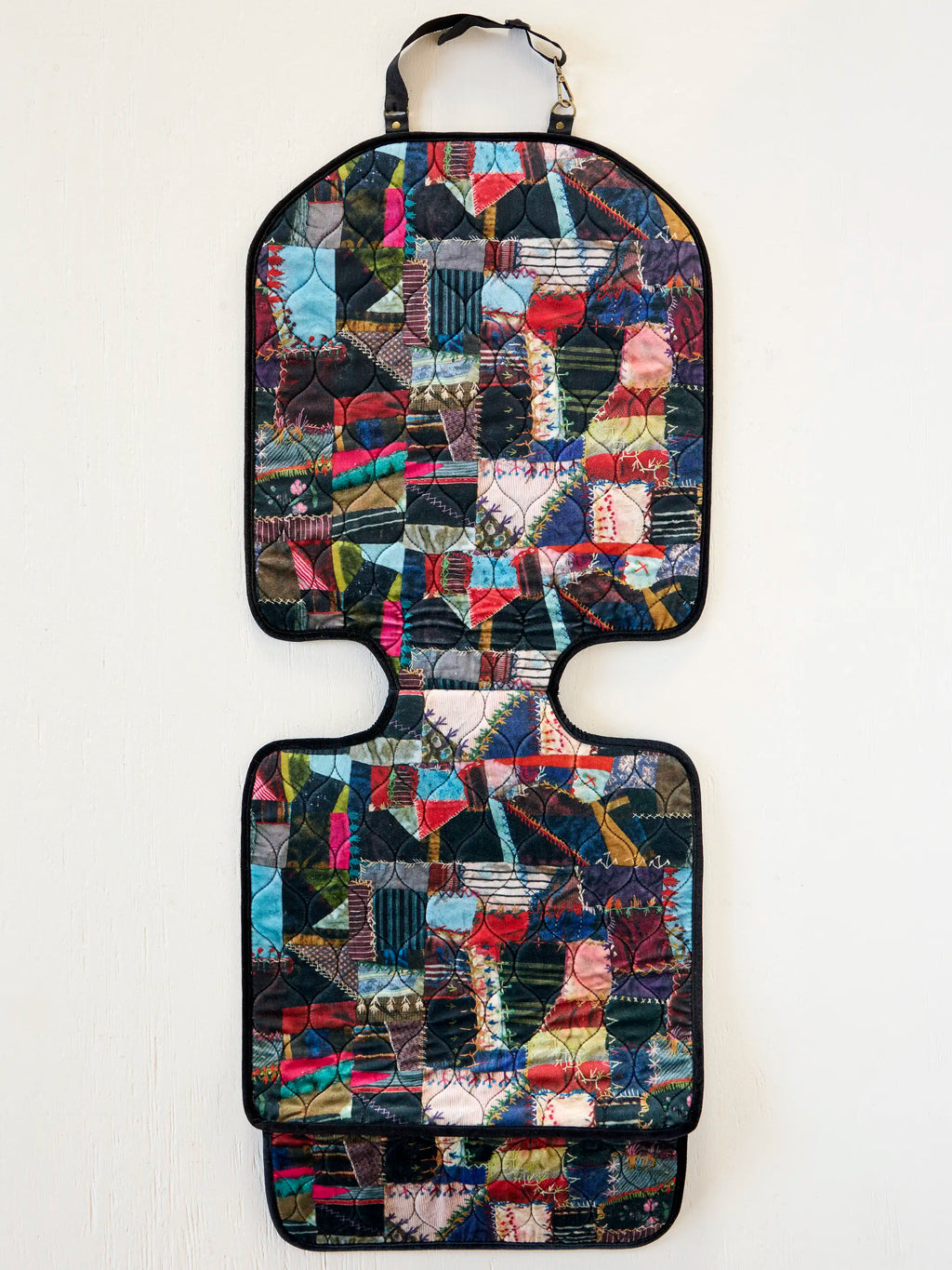 Velvet Car Seat Protector - Artisan Stitches Multi