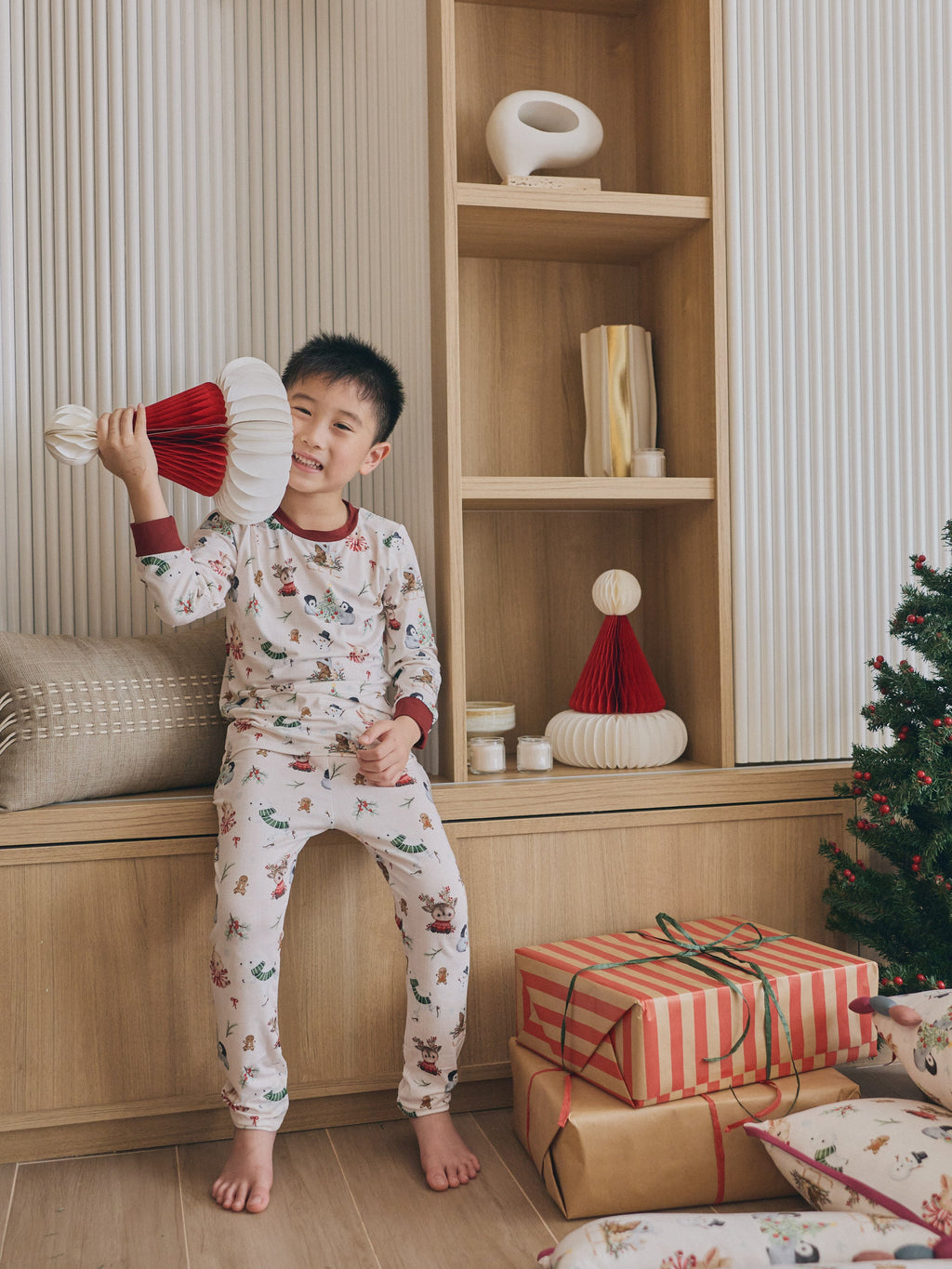 [Pyjamas] - Jolly Christmas Tales 2pcs Pyjamas
