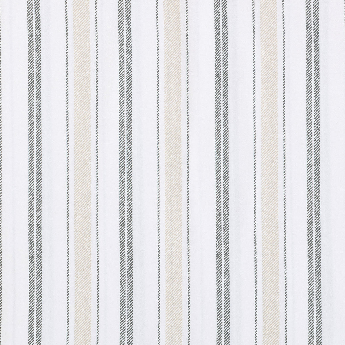 Neutral Twill Stripe Pillowcase Set