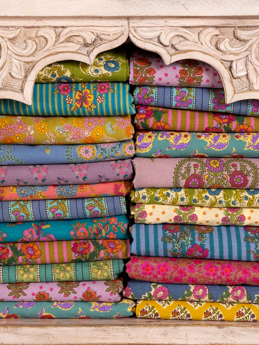 Mix & Match Cotton Fitted Sheet - Plum Dahlia