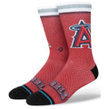 MLB Los Angeles Angels BP Jersey Crew Socks product image 1, provided for visual reference and product detail review