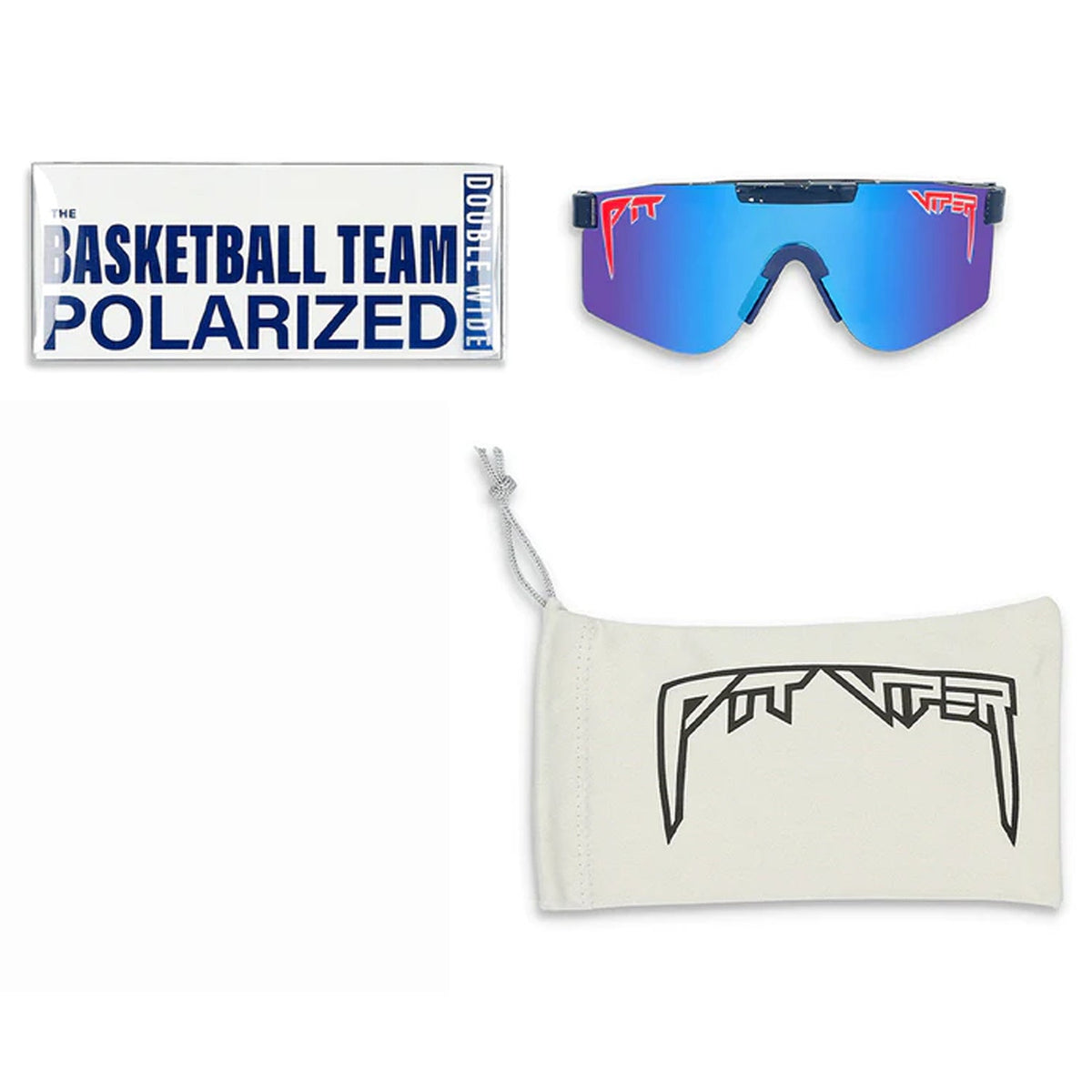 The Basketball Team Original Wide Polarized Sunglasses product image 3, provided for visual reference and product detail