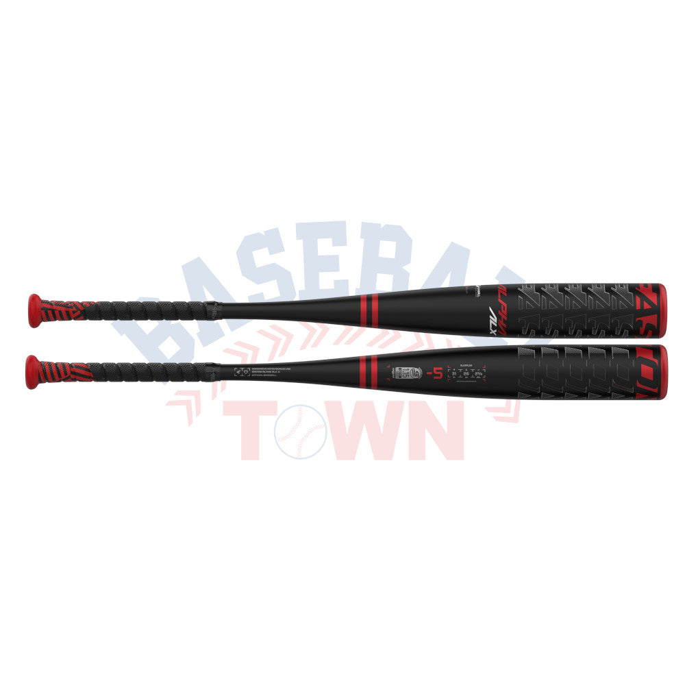 SL23AL58 Alpha ALX 2 5/8" Barrel USSSA Baseball Bat (-5) product image 1, provided for visual reference and product detail