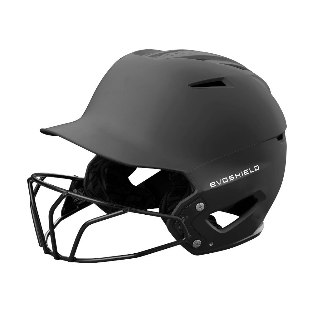 Evoshield XVT 2.0 Matte Batting Helmet with Facemask product image 2, provided for visual reference and product detail review