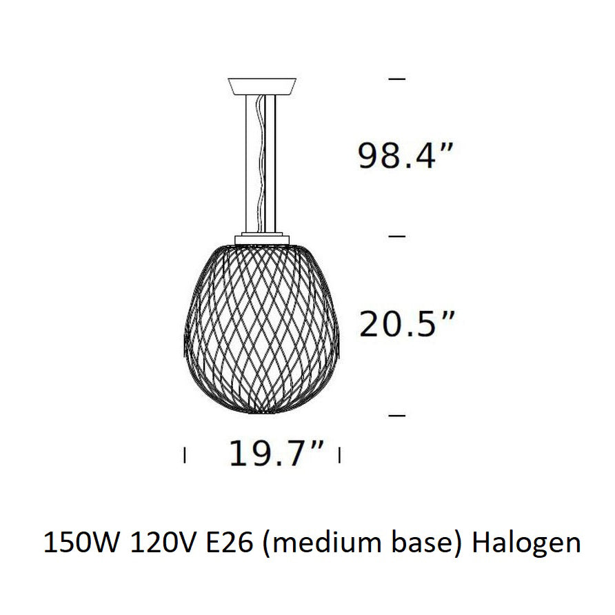 Pinecone Pendant Light