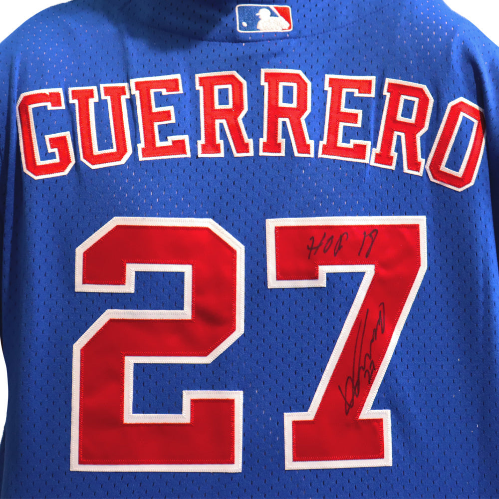Vladimir Guerrero Sr. Montreal Expos Autographed Cooperstown Jersey product image 2, provided for visual reference and