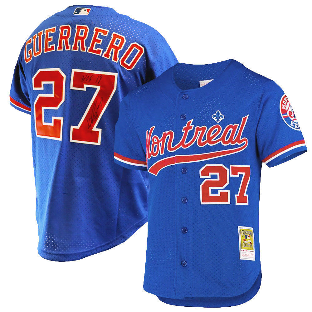 Vladimir Guerrero Sr. Montreal Expos Autographed Cooperstown Jersey product image 1, provided for visual reference and