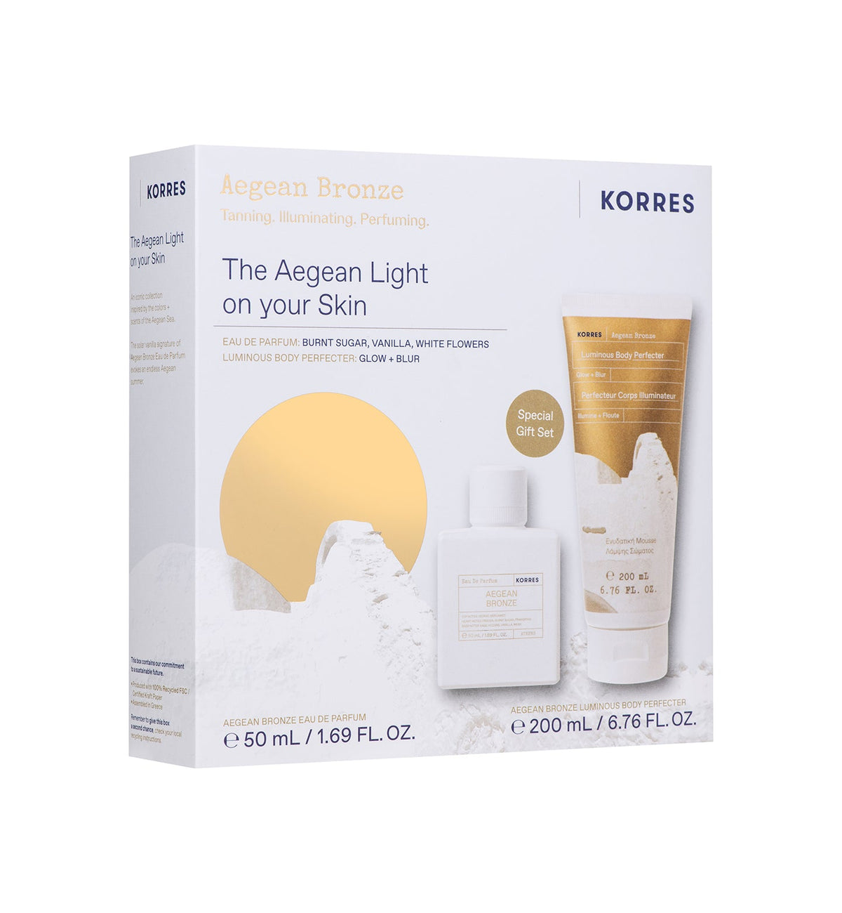 Aegean Bronze Eau de Parfum + Luminous Body Perfecter ($101 Value)