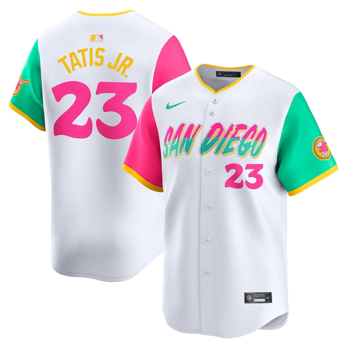 San Diego Padres Fernando Tatis Jr. Limited City Connect Jersey product image 1, provided for visual reference and product