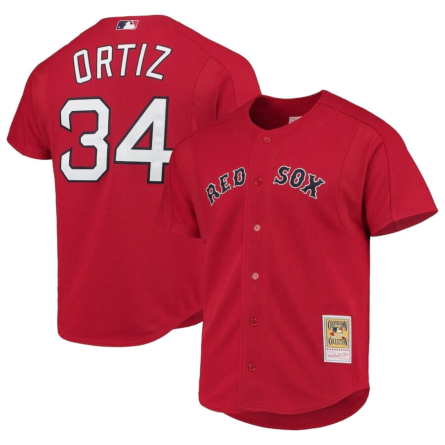 Boston Red Sox David Ortiz Jersey product image 1, provided for visual reference and product detail review