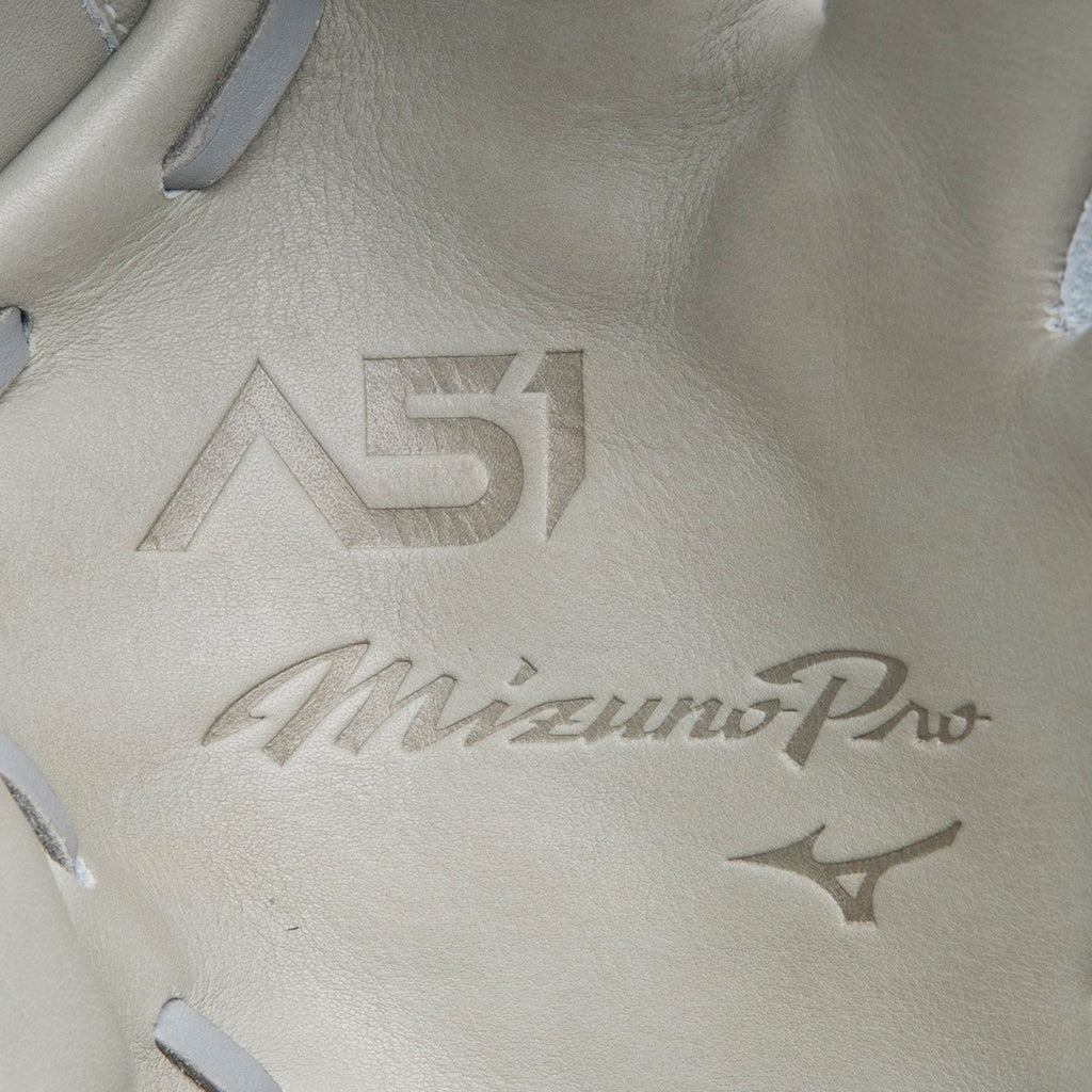 A51 Space Grey My Mizuno Pro 12.75" Baseball Glove product image 3, provided for visual reference and product detail review