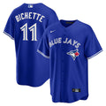 Toronto Blue Jays Bo Bichette Alt. Jersey product image 1, provided for visual reference and product detail review