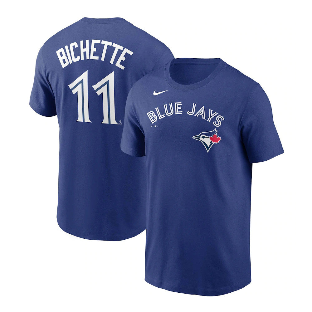 Bo Bichette Royal Blue Adult T-Shirt product image 1, provided for visual reference and product detail review