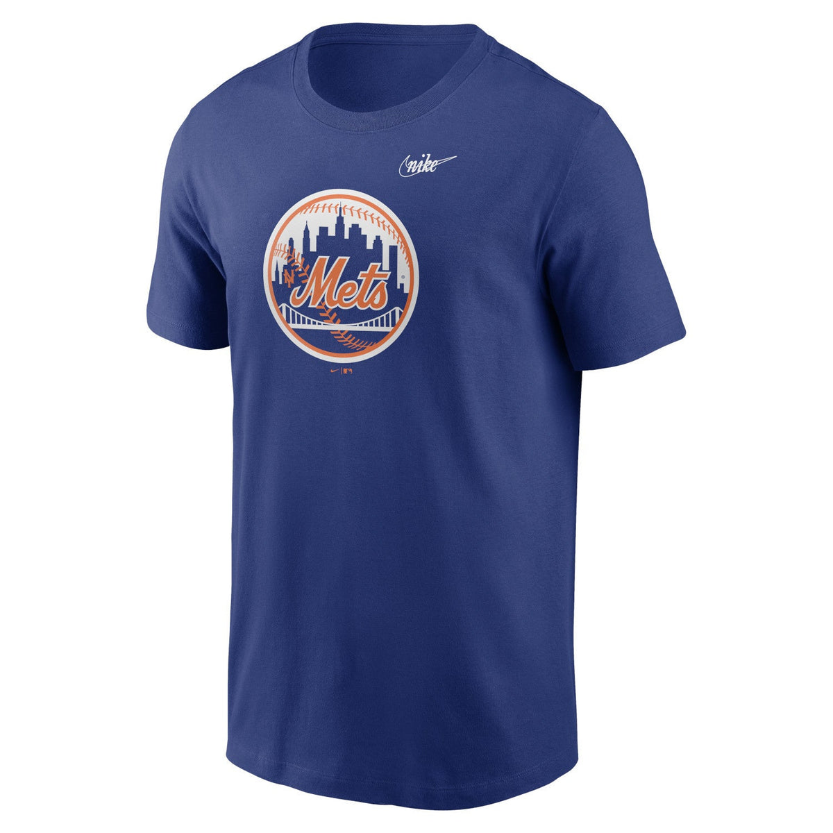 New York Mets 1969 Men Cotton Cooperstown Logo T-Shirt product image 1, provided for visual reference and product detail