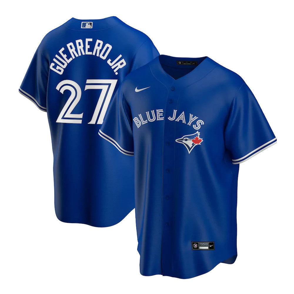 Toronto Blue Jays Vladimir Guerrero Jr. Alt. Jersey product image 1, provided for visual reference and product detail review