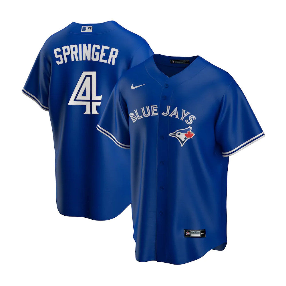 George Springer Toronto Blue Jays Youth Alternate Jersey product image 1, provided for visual reference and product detail