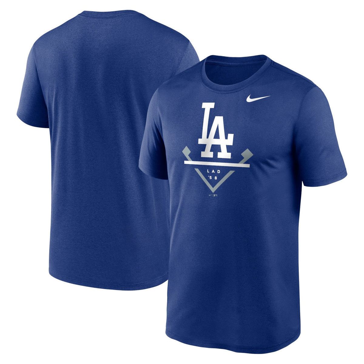 Los Angeles Dodgers Men Icon Legend T-Shirt product image 1, provided for visual reference and product detail review