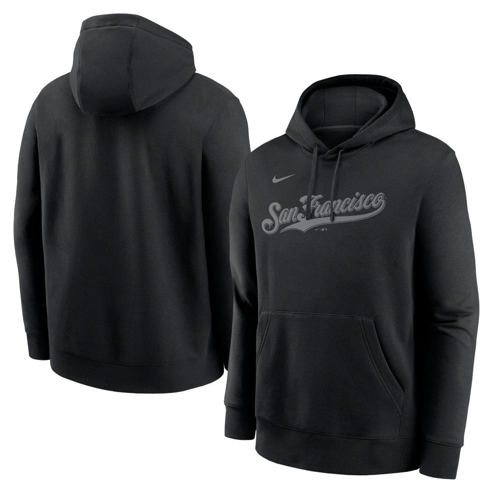San Francisco Giants Blackout Wordmark Hoodie product image 1, provided for visual reference and product detail review