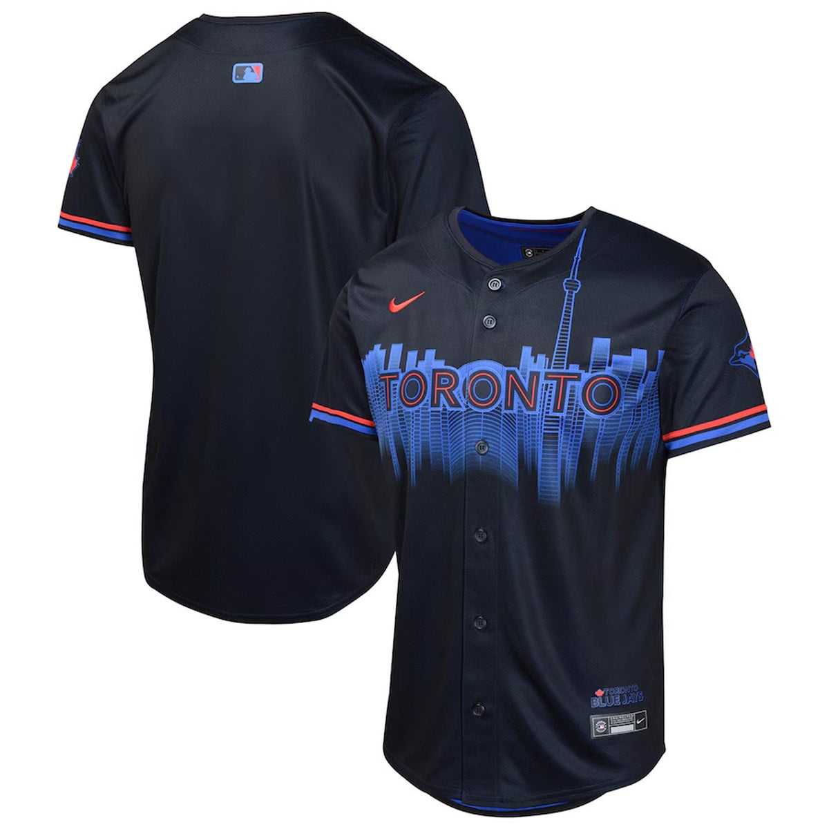 Toronto Blue Jays City Connect Youth Jersey product image 1, provided for visual reference and product detail review