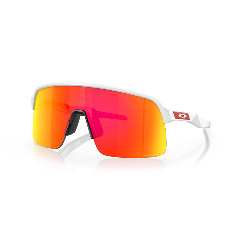 Sutro Lite Matte White with Prizm Ruby Sunglasses product image 1, provided for visual reference and product detail review
