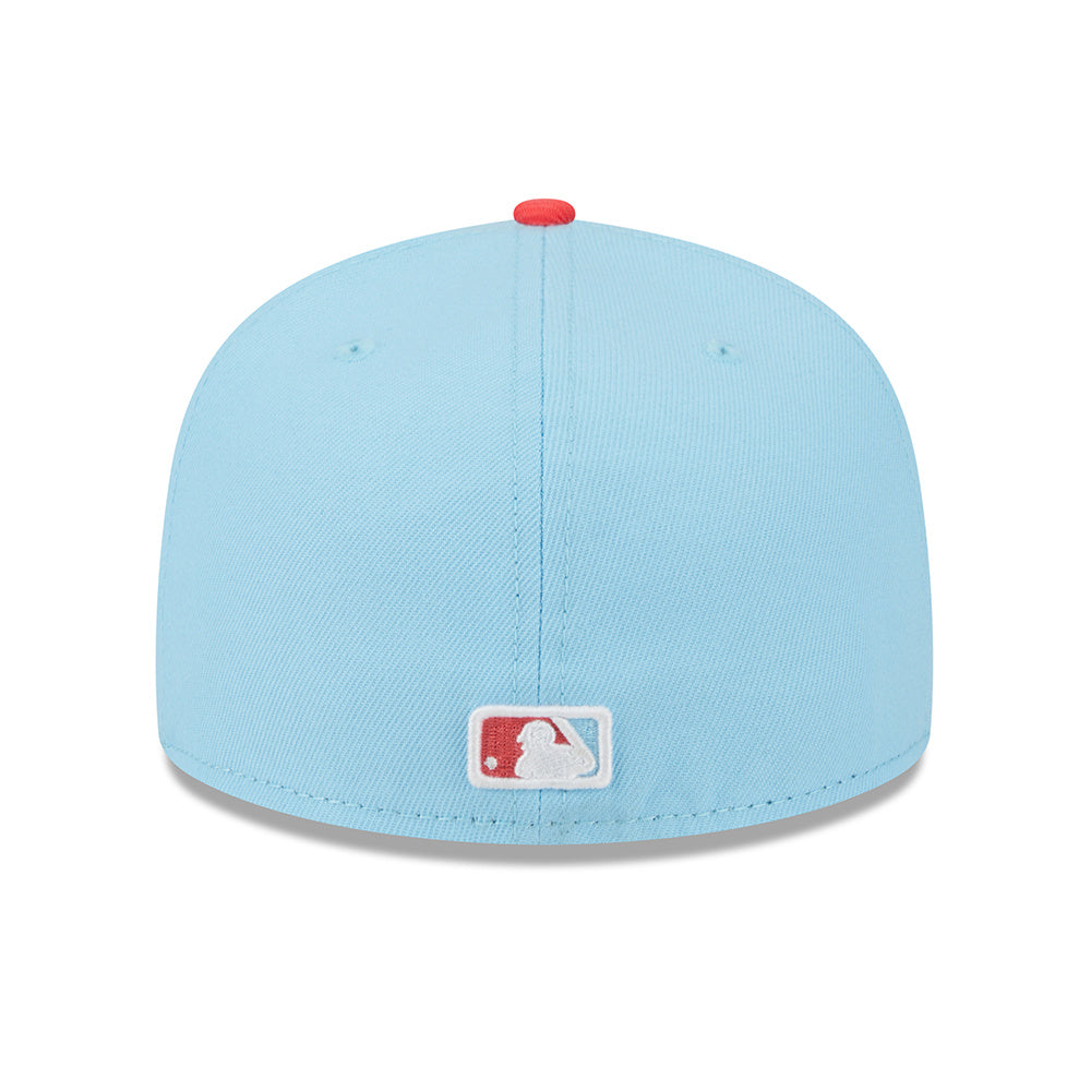 5950 Two-Tone Color Pack Pastel Blue Atlanta Braves Cap product image 4, provided for visual reference and product detail