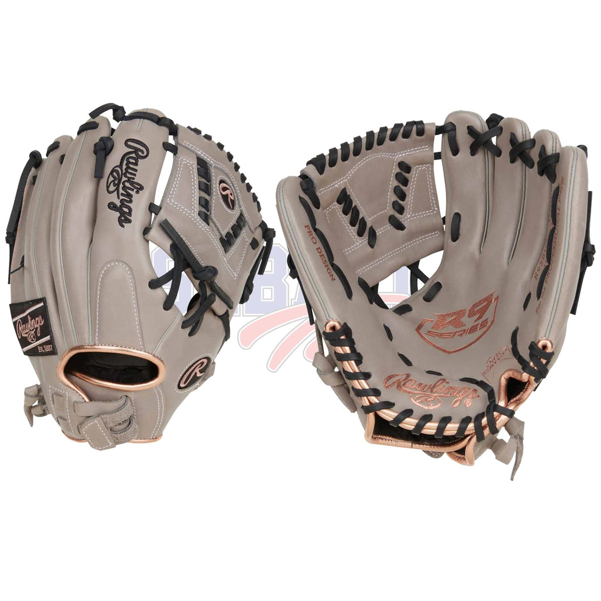 R9SB115U-31GB R9 11.5" Youth Fastpitch Glove product image 1, provided for visual reference and product detail review