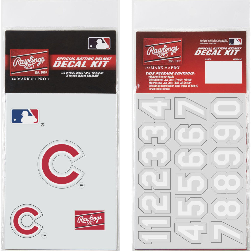 MLB Replica Decal Kit product image 1, provided for visual reference and product detail review