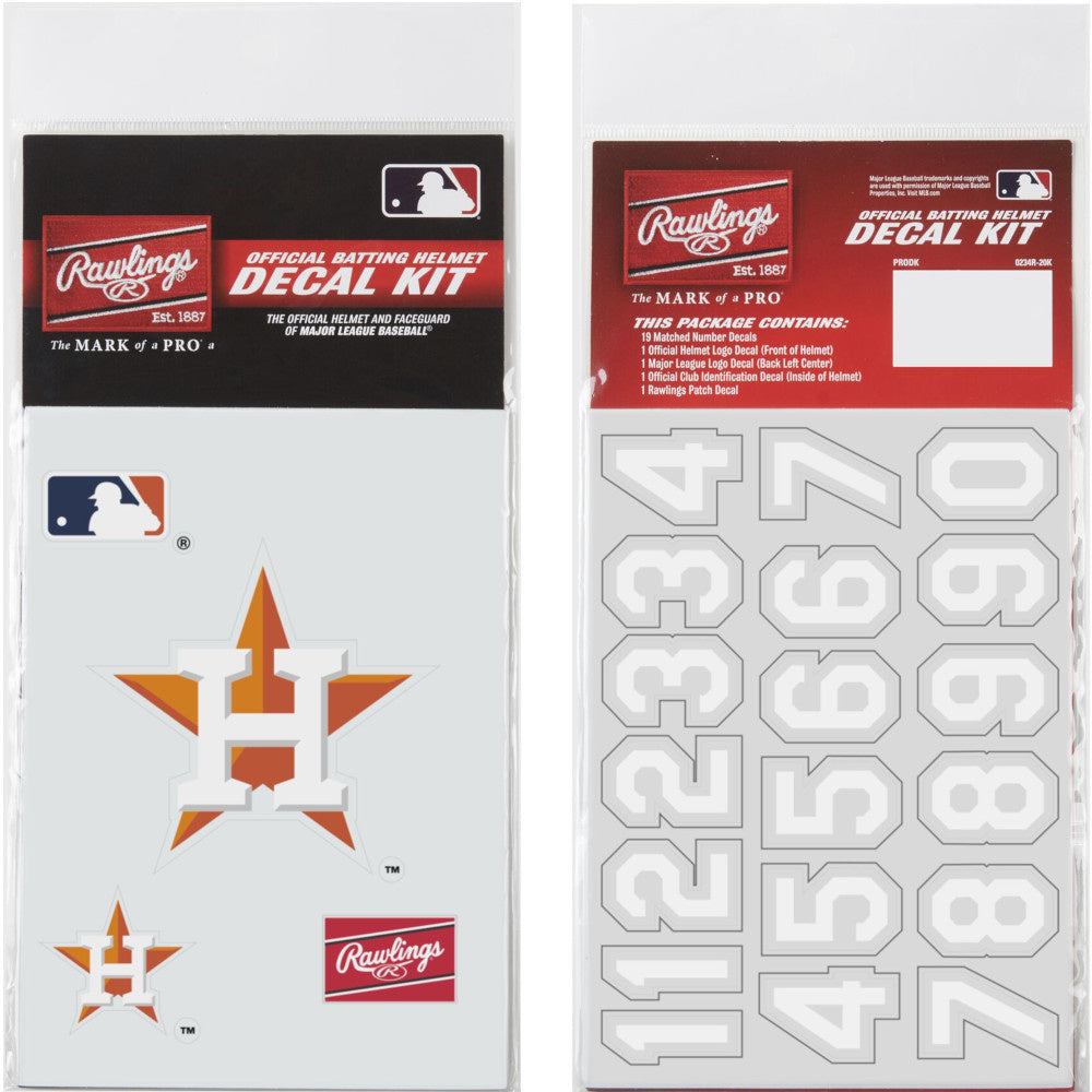 MLB Replica Decal Kit product image 2, provided for visual reference and product detail review