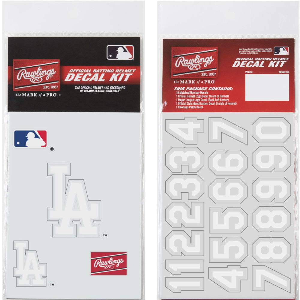 MLB Replica Decal Kit product image 3, provided for visual reference and product detail review