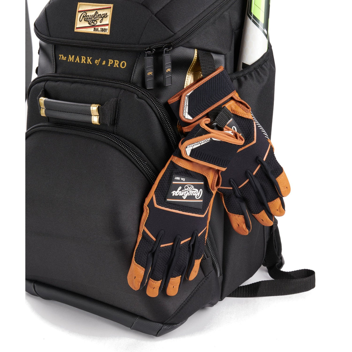 Rawlings Gold Collection Players Backpack product image 3, provided for visual reference and product detail review
