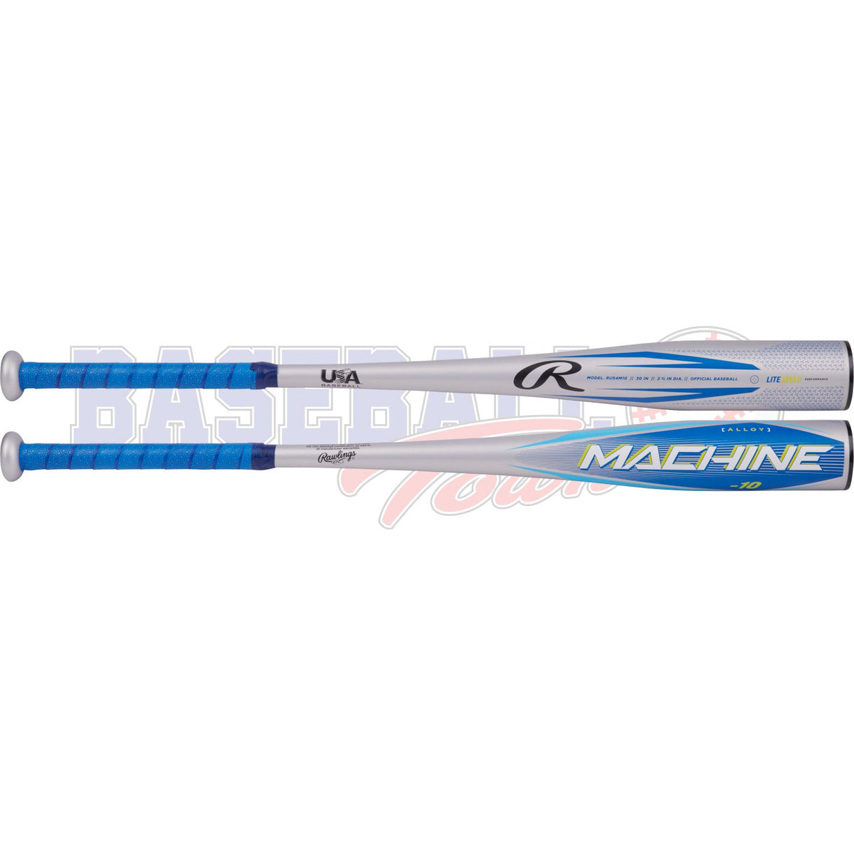 RUS4M10 Machine 2 5/8" Barrel USA Youth Baseball Bat (-10) product image 1, provided for visual reference and product detail