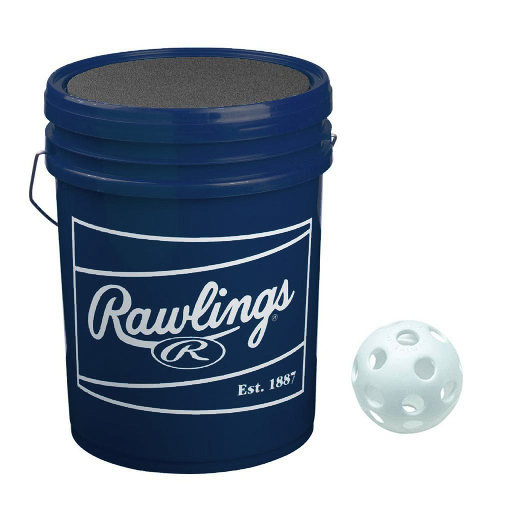 Plastic Training Baseball Ball Bucket (3 Dz) product image 4, provided for visual reference and product detail review