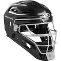 CHR2J Renegade Catcher's Helmet Black/Silver Junior product image 1, provided for visual reference and product detail review