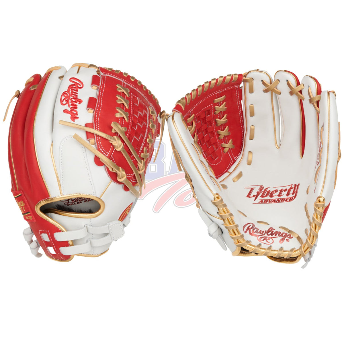 RLA125-18WSG Liberty Advanced 12.5" Softball Glove product image 1, provided for visual reference and product detail review