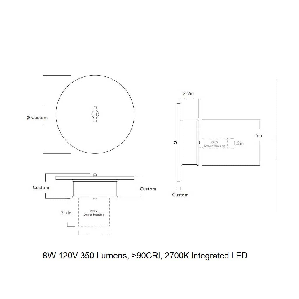 Resonance I LED Wall Sconce