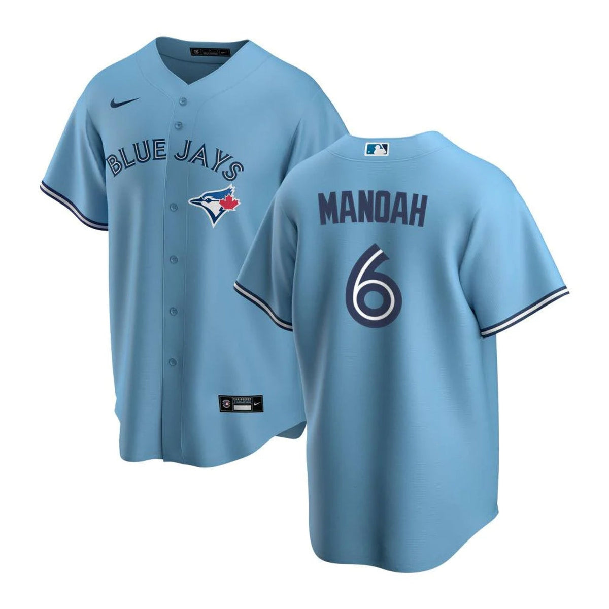 Toronto Blue Jays Alek Manoah Alt. 3 Jersey product image 1, provided for visual reference and product detail review