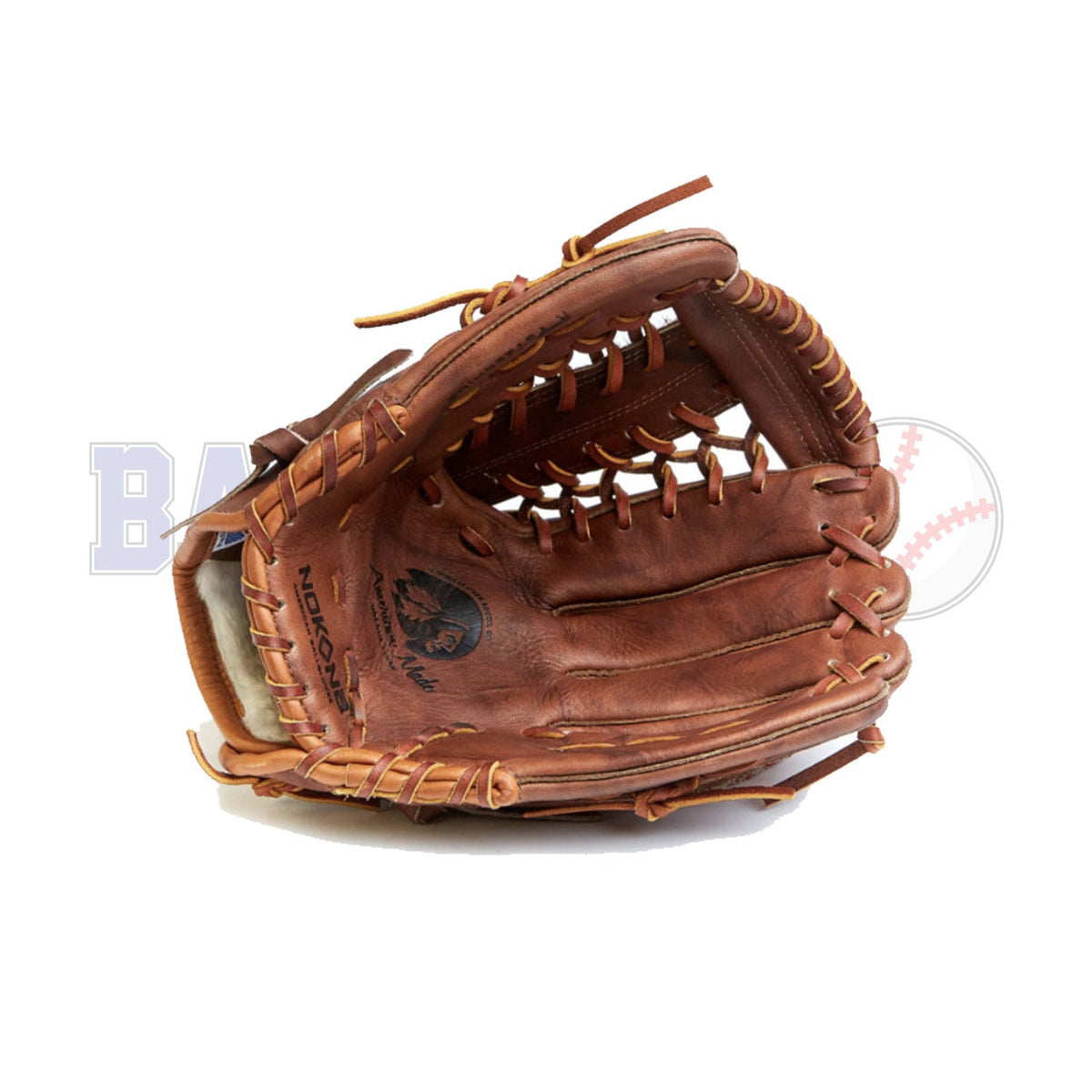 W-1275 Walnut 12.75" Baseball Glove product image 2, provided for visual reference and product detail review